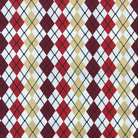 TECIDO 100% ALGODÃO GEOMÉTRICO NATAL - PREÇO 0,50 X 1,50MT