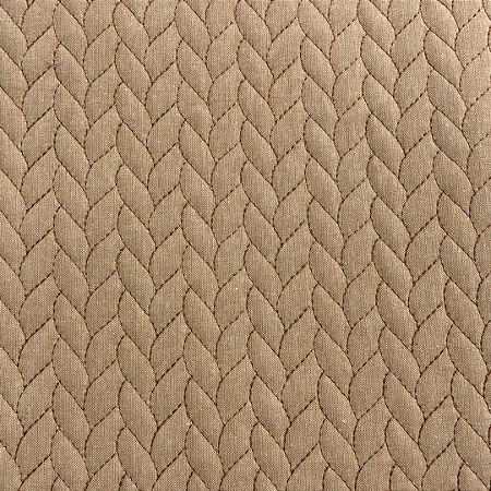 TECIDO MATELASSADO SARJA BEGE ESTONADO QUILT CORDAS - PREÇO DE 0,50 X 1,50