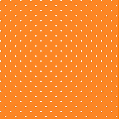 TECIDO TRICOLINE 100% ALGODÃO MICRO POÁ LARANJA - PREÇO DE 0,50 x 1,50MT