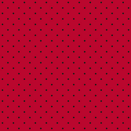 TECIDO TRICOLINE 100% ALGODÃO MICRO POÁ FUNDO VERMELHO - PREÇO DE 0,50 x 1,50MT