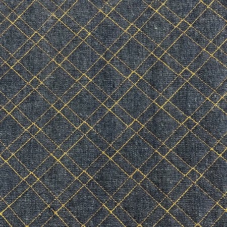 TECIDO MATELASSADO JEANS TRADICIONAL QUADRADO DUPLO CARAMELO - PREÇO DE 0,50 X 1,50