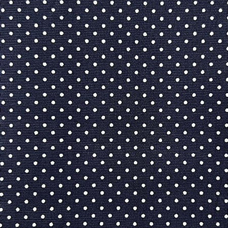 TECIDO 100% ALGODÃO MINI POÁ AZUL MARINHO - PREÇO DE 0,50 x 1,50MT