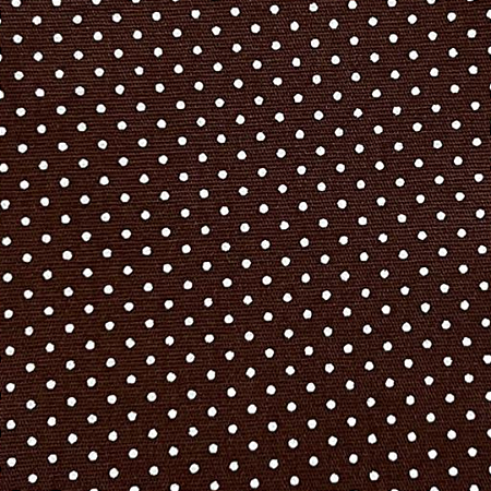 TECIDO 100% ALGODÃO MINI POÁ MARROM CAFÉ - PREÇO DE 0,50 x 1,50MT
