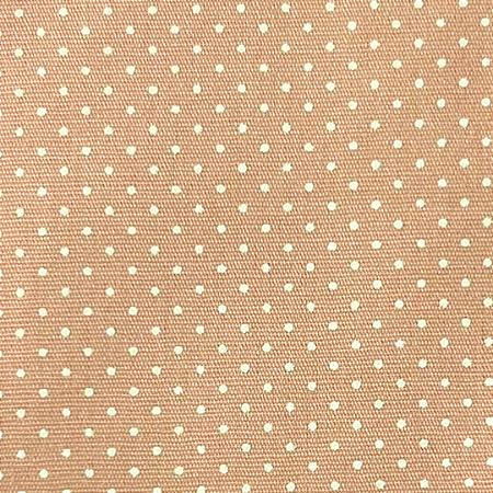 TECIDO 100% ALGODÃO MINI POÁ NUDE - PREÇO DE 0,50 x 1,50MT