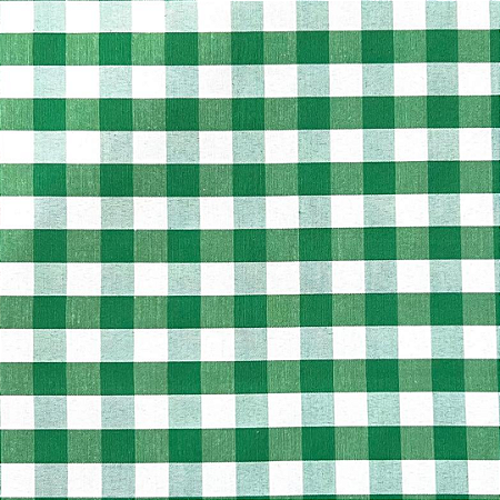 TECIDO MISTO IGARATINGA XADREZ VERDE - PREÇO 0,50M X 1,50M