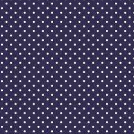 TECIDO 100% ALGODÃO PERIPAN - MINI POÁ AZUL MARINHO - PREÇO DE 0,50 x 1,50MT