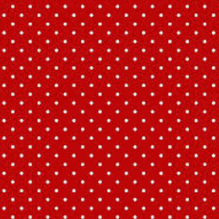 TECIDO 100% ALGODÃO PERIPAN - MINI POÁ VERMELHO- PREÇO DE 0,50 x 1,50MT