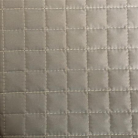 TECIDO MATELASSADO NYLON EMBORRACHADO CAQUI QUILT QUADRADOS - PREÇO DE 0,50 X 1,45