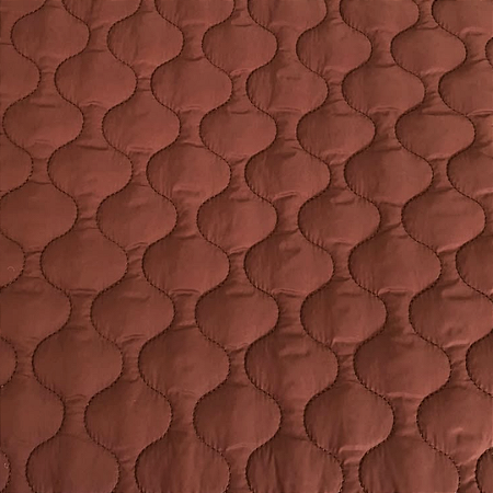 TECIDO MATELASSADO NYLON CHOCOLATE QUILTING DUNAS - 1,00 X 1,40 MT