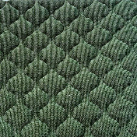 TECIDO MATELASSADO VELUDO COTELE VERDE MUSGO QUILT DUNAS C/ ESPUMA - PREÇO DE 0,50 X 1,40