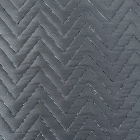 TECIDO MATELASSADO NYLON EMBORRACHADO AZUL MARINHO QUILT CHEVRON G - PREÇO DE 0,50 X 1,45