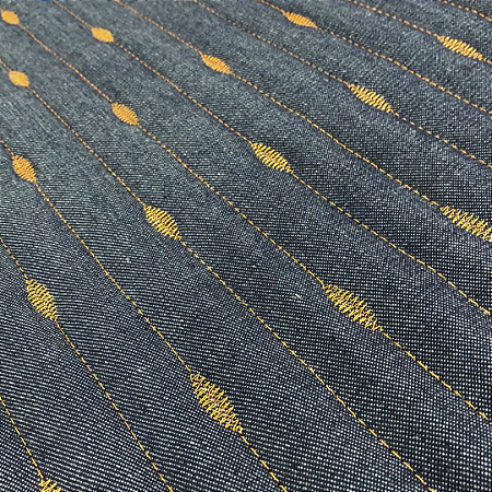 TECIDO MATELASSADO JEANS TRADICIONAL ARTÍSTICO CARAMELO- PREÇO DE 0,50 x 1,50MT