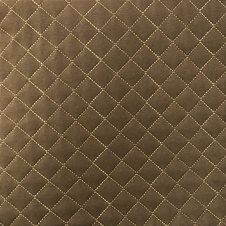 TECIDO MATELASSADO SARJA RETO MARROM LINHA BEGE - PREÇO DE 0,50 X 1,50