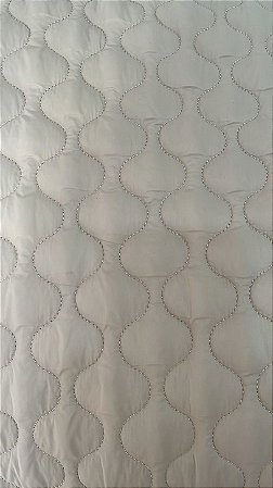 TECIDO MATELASSADO NYLON PUFFER BEGE QUILT DUNAS - 1,00 X 1,40 MT