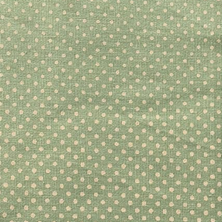 TECIDO 100% ALGODÃO- MINI POÁ FUNDO VERDE - PREÇO DE 0.50 x 1,50