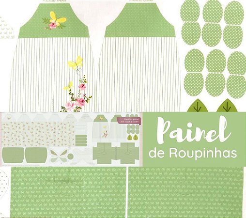 PAINEL DE ROUPINHAS (MACACÃO E VESTIDO) - VERDE