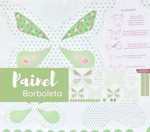 PAINEL PARA BORBOLETA - VERDE