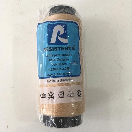 LINHA PARA COSTURA RESISTENTE 120/2000J - BEGE 099