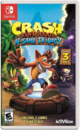 Crash Bandicoot N'Sane Trilogy - SWITCH [EUA] - Usado