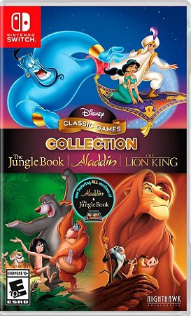 Disney Classic Games Collection: Aladdin + O Rei Leão + Mogli - SWITCH [EUA] - Usado