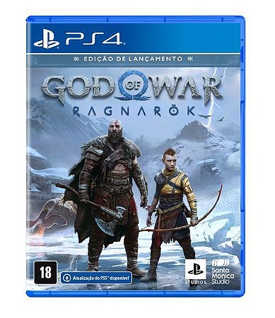 PRÉ-VENDA God of War Ragnarok Edição de Lançamento - PS4 PRÉ-VENDA