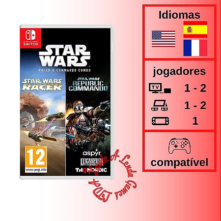Star Wars Racer + Star Wars Republic Commando Double Pack - SWITCH [EUROPA]