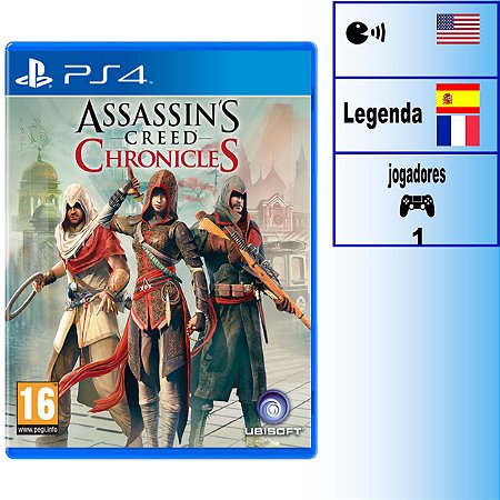 Assassin's Creed Chronicles - PS4 - Novo