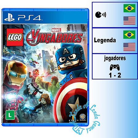 Lego Marvel Vingadores -  PS4 - Novo