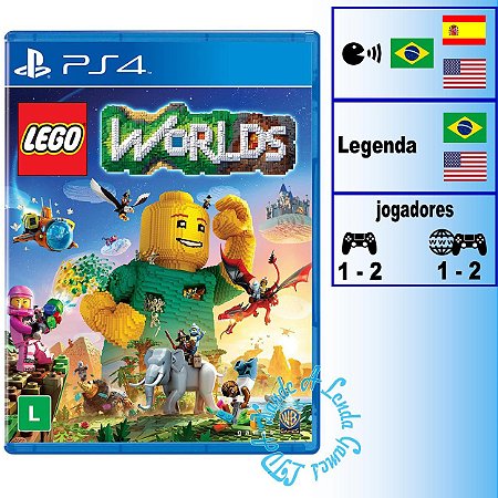 Lego Worlds - PS4 - Novo