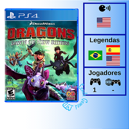 Dragons Dawn of the New Riders (Como Treinar seu Dragão) - PS4 [EUA]