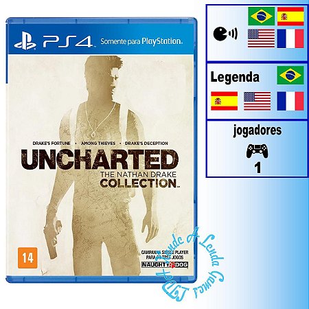 Jogo Uncharted Nathan Drake - PS4: Melhor Preço
