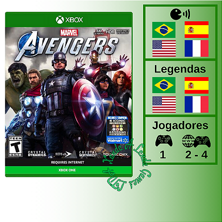 Marvel's Avengers Limited Edition (Marvel Vingadores) - XBOX ONE [EUA]