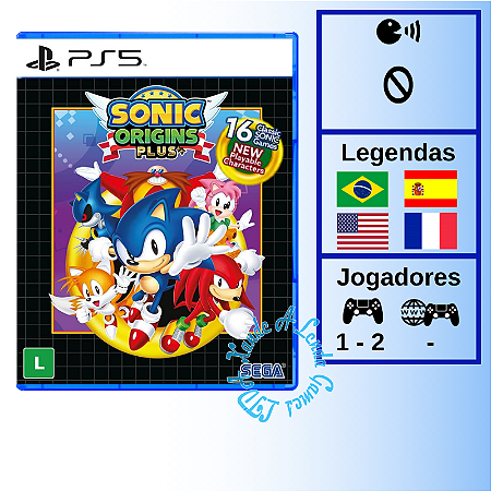 Sonic Mania com 2 Jogadores no PS5 