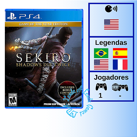 Sekiro: Shadows Die Twice Game of the Year - PS4 [EUA]