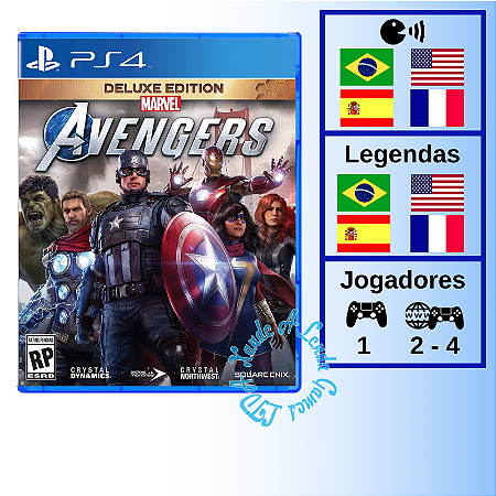 Marvel's Avengers Deluxe Edition (Marvel Vingadores) - PS4 [EUA]