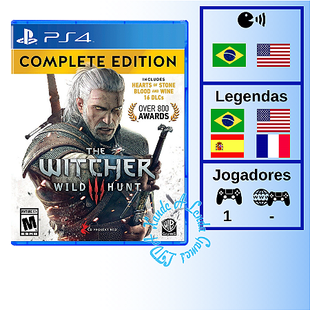 The Witcher 3 Wild Hunt Complete Edition - PS4 [EUA]