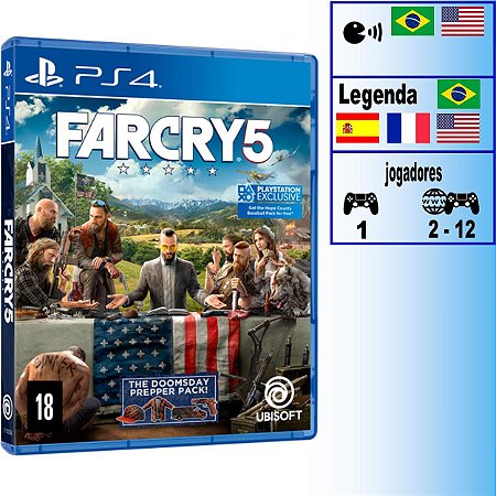 Far Cry 5 Edição Limitada - PS4 - Novo
