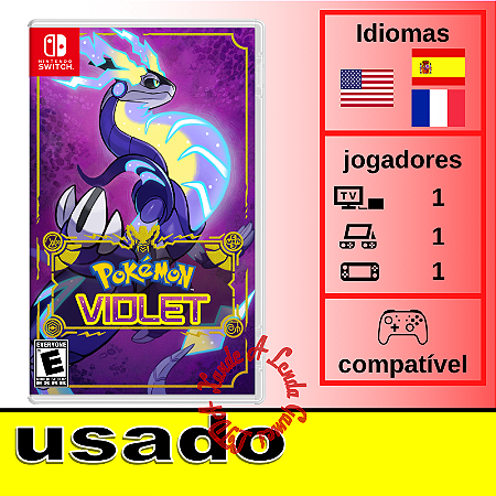 Pokémon Violet - SWITCH [EUA] Usado