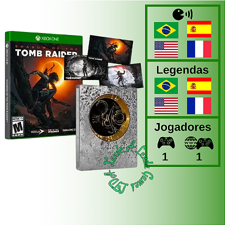 Shadow of the Tomb Raider Limited Steelbook Edition - XBOX ONE [EUA]