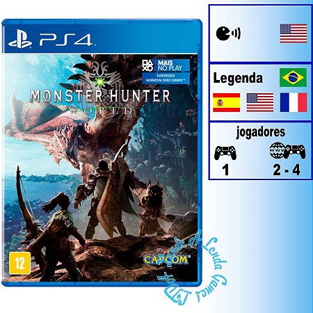 Monster Hunter World - PS4 - Novo