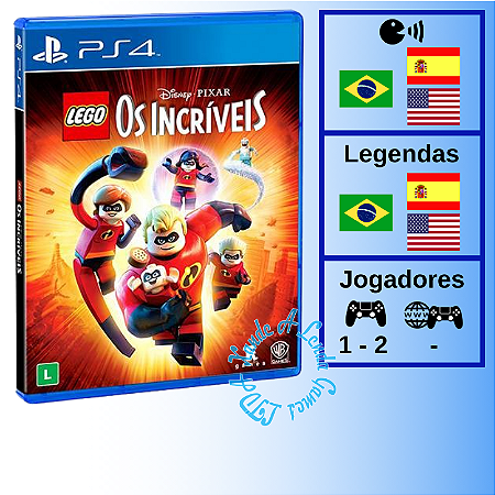 Comprar LEGO Os Incriveis para PS4 midia fisica Xande A Lenda Games. A sua loja de jogos