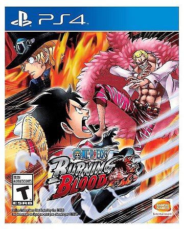 One Piece Burning Blood - PS4 - Novo