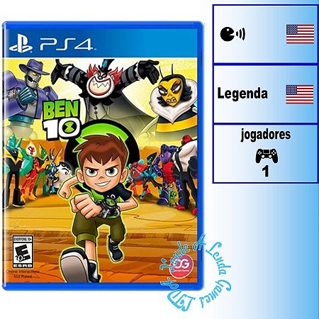 Jogo Midia Fisica Desenho Ben 10 Original Ps4 Playstation