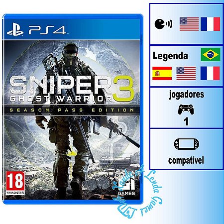 Sniper Ghost Warrior 3 Season Pass Edition - PS4 [EUA]