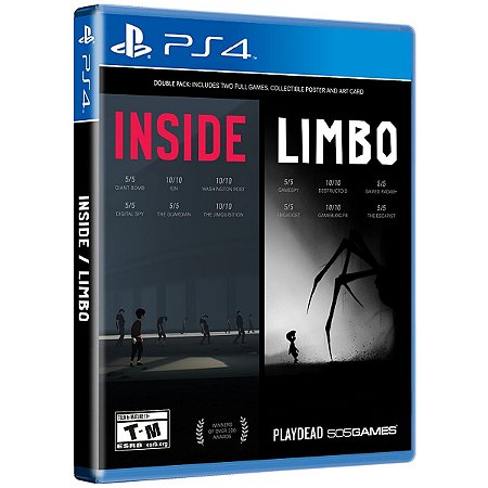 Inside Limbo - PS4 - Novo