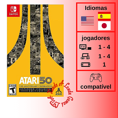 Atari 50 The Anniversary Celebration Expanded Steelbook Edition - SWITCH [EUA]