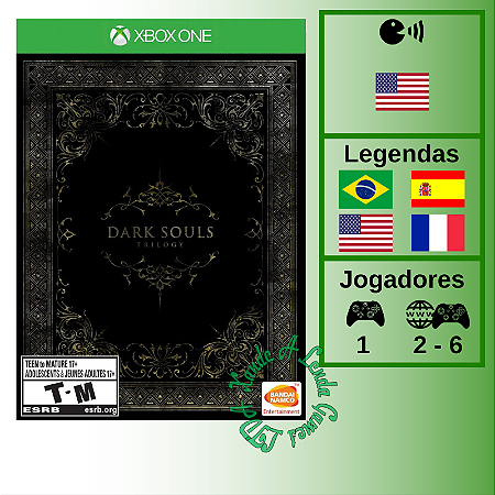 Dark Souls Trilogy Steelbook - XBOX ONE [EUA]