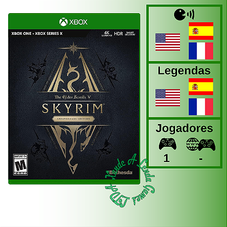 The Elder Scrolls V Skyrim Anniversary Edition - XBOX ONE [EUA]
