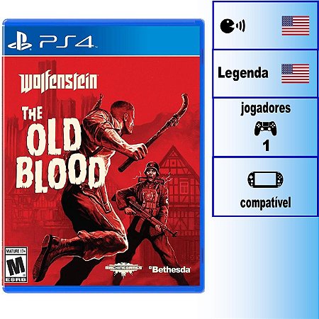 Wolfenstein The Old Blood - PS4 - Novo
