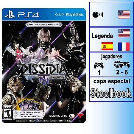 Dissidia Final Fantasy NT Steelbook Brawler Edition - PS4